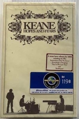 New Keane Hopes And Fears Original Thailand Cassette Seal - Image 1 of 3