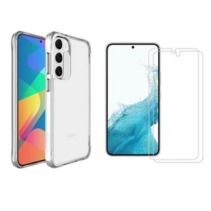 iCoverLover For Samsung Galaxy Galaxy S23 Case + 2-Pack Glass Screen Shields - Picture 1 of 9