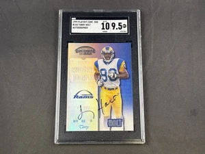 1999 PLAYOFF CONTENDERS SSD TORRY HOLT #155 ROOKIE TICKET AUTO SGC 9.5 MT+ 10 - Picture 1 of 2