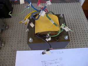 HUGE TUBE U.S.A POWER TRANSFORMER GREAT WORKED CONDITION. W/TESTED GOOD. U.S.A. - Picture 1 of 9