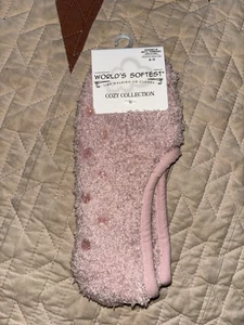 Neu mit Etikett die weichsten Socken der Welt rosa Schlupfsocken mit Griffen  - Bild 1 von 4