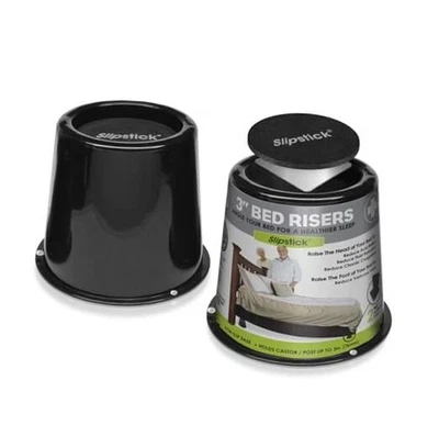  Elevadores de cama inclinada CB676 3 pulgadas para alivio de reflujo ácido, dolor y respiración  Foto 1 de 4