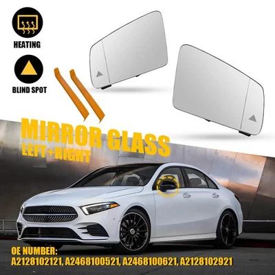 Espejo retrovisor eléctrico para Mercedes-Benz X156 GLA CLA C117 13-18 punto vidrio térmico y ciego*2 Foto 1 de 4