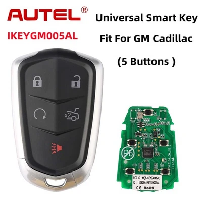 AUTEL IKEY Universal Smart Key For GM Premium Style 5 Buttons IKEYGM005AL - Image 1 of 4