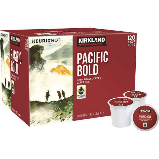 Kirkland Signature Pacific Bold K-cup Coffee - 120 Pods
