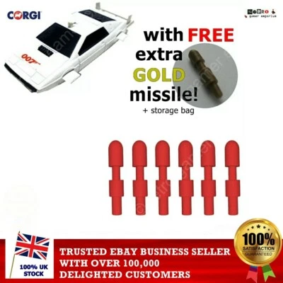 Cohetes de misiles Corgi James Bond 269 Lotus Esprit X6 007 + MISIL DORADO GRATIS Foto 1 de 4