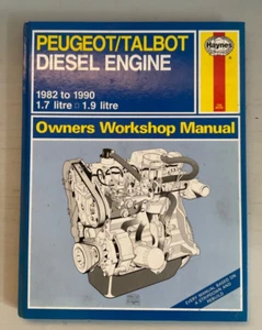 Peugeot Diesel Engine Haynes Workshop Manual 1.7 & 1.9 litre 1982 to 1990 #950 - Picture 1 of 6