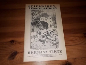 Spielwarenausstellungen Hermann Tietz 1930 Faksimile - Bild 1 von 11