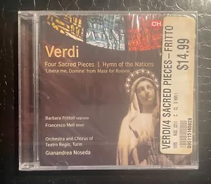 VERDI Four Sacred Pieces BARBARA FRITTOLI Francesco Meli GIANANDREA NOSEA CD - Picture 1 of 2