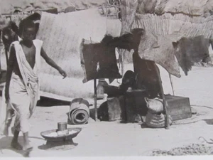 Photo-stéréo Souakim Cabanes des nègres Collec. Wereld-Tourist circa 1900 - Picture 1 of 4