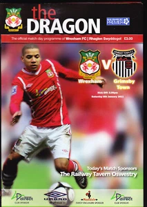 2010/11 WREXHAM V GRIMSBY TOWN 08-01-2011 Blue Square Premier - Picture 1 of 1