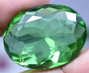 Lab Created 63.35 Ct Beautiful Rich Green Emerald GGL Certified Top Quality Gem - Picture 1 of 7