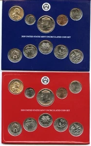 2020 P & D US Uncirculated Mint Set 20 Coin United States Philadelphia & Denver - Picture 1 of 4
