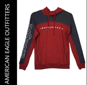 American Eagle Outfitters Women Hoodie Sweatshirt Jacket Size Medium Red New - Picture 1 of 22