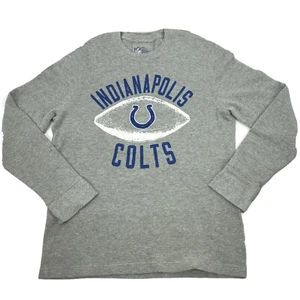 NFL Indianapolis Colts Men Size XL Gray Thermal Fit Long Sleeve Shirt   P6 - Picture 1 of 4