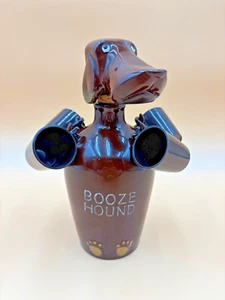 Vintage Schnaps Hund Bourbon Whiskey Hund Dekanter mit Tassen Japan Kitsch - Bild 1 von 5