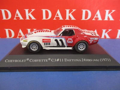 Die cast 1/43 Modellino Auto Chevrolet Corvette C3 24H Daytona 1971 T. DeLorenzo - Immagine 1 di 4