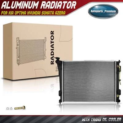 Radiador para Kia Optima 2011-2015 Hyundai Sonata Azera 2,4 L 3,3 L transmisión automática Foto 1 de 4