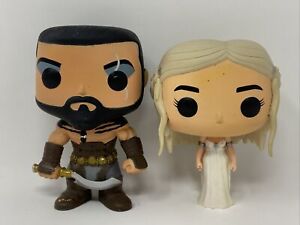 Funko Pop Game Of Thrones - Khal & Khaleesi Wedding Set Think Geek Exclusive OOB