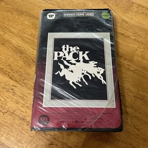 THE PACK CLAMSHELL HORROR VHS (1977 WARNER) TESTED DON BAKER - Foto 1 di 8