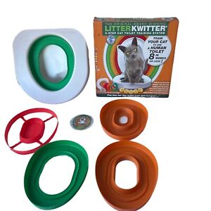 Litter Kwitter Cat Toilet Training System Customized & Including Multi Kat Kit