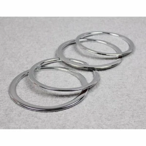 Fit For NISSAN QASHQAI 2014 2015 2016 Chrome Door Speaker Sound cover trims ring - Picture 1 of 7