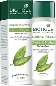 Biotique Morning Nectar Visibly Flawless Skin Moisturizer 120 Ml ( 4.05 Oz.) I F - Picture 1 of 1