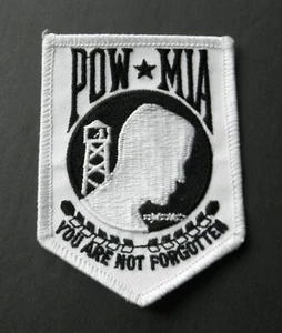 PARCHE BORDADO POW MIA NO SE OLVIDAN 2,5 x 3,5 pulgadas - Imagen 1 de 1