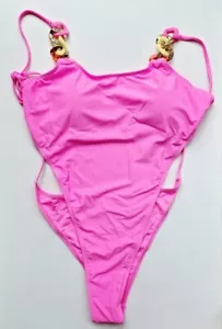 Costume da bagno intero sexy Shein - rosa, taglia XL - Foto 1 di 8