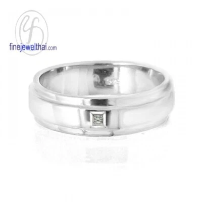 Fine Jewelry-Silver Ring-Diamond Lab-Created -Finejewelthai-R1008cz-pc - Image 1 of 4
