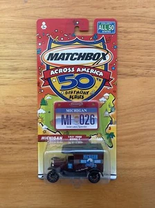  Matchbox Across America 50th Birthday Series Michigan 1921 Ford Model T - Bild 1 von 4
