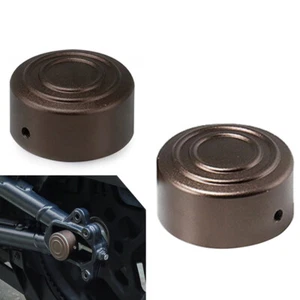 Rear Axle Cap Nut Cover Fit Harley Sportster S RH1250S 2021-22 Motorcycle Brown - Picture 1 of 6