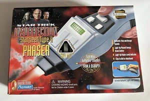 VINTAGE STAR TREK INSURRECTION STARFLEET TYPE II PHASER PLAYMATES 1998 OPEN BOX - Picture 1 of 2