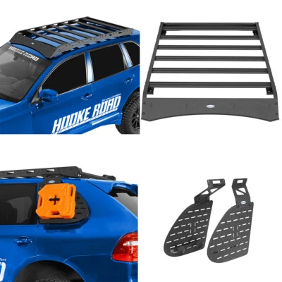 Baca de techo de carga y panel Molle para 03-10 Porsche Cayenne GTS Turbo Turbo S Foto 1 de 4