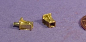 HO/HOn3 BRASS STEAM LOCOMOTIVE PILOT COUPLER POCKETS WISEMAN BACK SHOP HBS059 - Picture 1 of 1