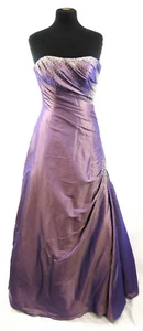 Maggie Sottero Couture Purple Embellished Bodice Wedding Dress/Prom Gown 8/10 - Picture 1 of 12