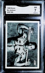 1990 Score #697 Bo Jackson BO GMA 7 - Picture 1 of 2