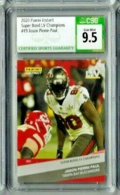 2020 Panini Instant Jason Pierre-Paul Super Bowl LV Champions CSG 9.5 - Image 1 of 2
