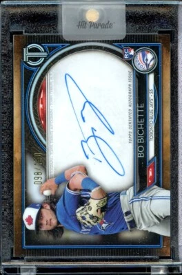 2020 Topps Tribute Bo Bichette /150 Auto Autograph RC Rookie Toronto Blue Jays - Image 1 of 2