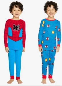 NWT Kids Headquarters Spiderman Pajama 4 Piece Set Boys SZ 4T - Picture 1 of 1