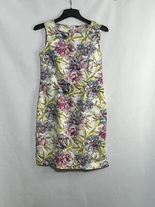 Susan Bristol Kleid Größe 10 Frühling Ostern mehrfarbig Blumenmuster Baumwolle ärmellos - Bild 1 von 9