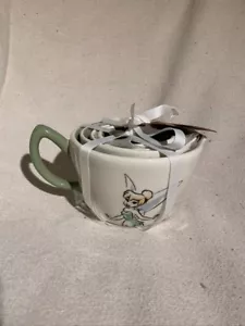 Disney Rae Dunn grüner Griff TinkerBell Keramik Messbecher Set-Neu - Bild 1 von 7