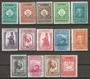 SPAGNA 1931 SG 713/725 + 731 MNH - Foto 1 di 2
