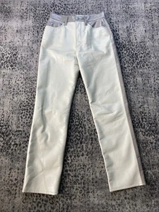 AGOLDE Paneled 90’s Pinch Waist Two Tone Recycled Leather Size 26 Women’s Pants - Bild 1 von 20