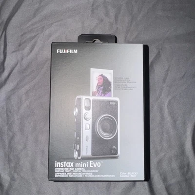 Câmera Instantânea Híbrida Fujifilm instax mini Evo - Preta - Imagem 1 de 2
