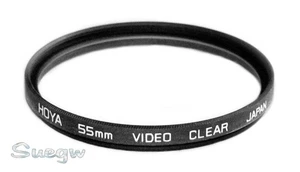 Filtro de lente transparente de video Hoya de 55 mm - Imagen 1 de 2