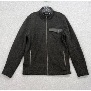 Marmot Poacher Pile Sweater Jacket Size M Wool Blend Pockets Hiking Trail Cozy - Picture 1 of 16