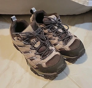 Merrell Moab 2 Ventilator Trailschuhe Damen 10,5 braun grau Wandern Reg gestromt - Bild 1 von 12