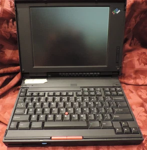 Vintage Rare 1994 IBM ThinkPad 755C Type 9545 Case & Cables Untested As Is - Bild 1 von 5