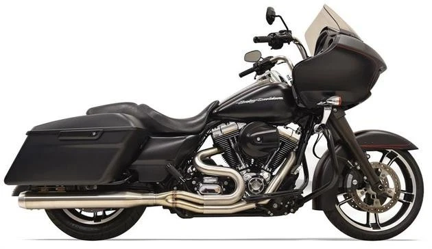 Bassani Stainless Steel Road Rage III Exhaust w/4" Can Harley FL Tour 1995-2016 Foto 1 de 1